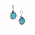 Aegean colors earrings in Sterling Silver