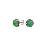 Aegean colors stud earrings in sterling silver