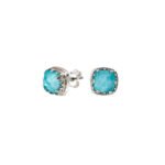 Aegean colors stud earrings in sterling silver
