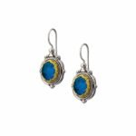 Semeli earrings in sterling silver with Gold plated parts