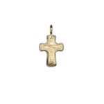 Byzantine cross in 18K Gold and Sterling Silver
