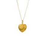 Kallisto Heart pendant in Gold plated silver 925