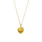 Kallisto Heart pendant in Gold plated silver 925