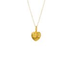Kallisto Heart pendant in Gold plated silver 925