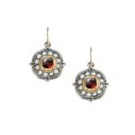 Aphrodite earrings in 18K Gold and Sterling Silver