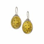 Mediterranean earrings in Sterling Silver with Gold plated parts