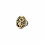 Filigree ring in 18K Gold and Sterling Silver