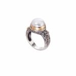 Eva ring in 18K Gold and Sterling Silver