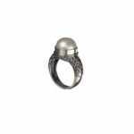 Eva ring in Sterling Silver with Pearl