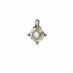 Cyclades pendant in 18K Gold and Sterling Silver