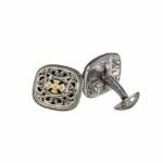 Byzantine cufflinks in 18K Gold and Sterling Silver