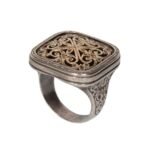 Ring in 18K Gold and Sterling Silver