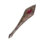 Brooch in 18K Gold and Sterling Silver