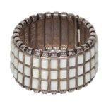 Bracelet in Sterling Silver with Mother of Pearl