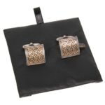 Cufflinks in 18K Gold and Sterling Silver