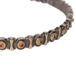 Necklace in 18K Gold, Sterling Silver and Rubies