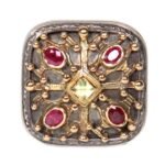 Ring in 18K Gold and Sterling Silver