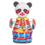 Μεταλλικό Κουρδιστό Πάντα Τυμπανιστής