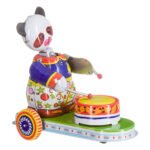 Mεταλλικό Κουρδιστό Πάντα με Τύμπανο