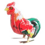 Μεταλλικός Κουρδιστός Κόκορας