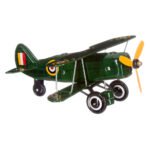 Κουρδιστό Μεταλλικό Αεροπλάνο Πράσινο