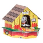 Κουρδιστός Μεταλλικός Κουμπαράς με Σχέδιο Σκυλάκι