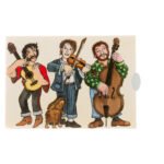 Κάρτα με Κίνηση Mουσικοί