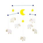 Mobile με Προβατάκια - Αστέρια - Φεγγάρι