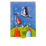 Κάρτα με Κίνηση Πελαργός - Μωρό