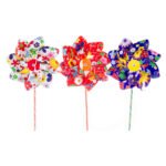 Ανεμόμυλος με Πολύχρωμα Λουλούδια