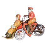 Κουρδιστή Μεταλλική Μοτοσυκλέτα Με Μπροστινό Κάθισμα