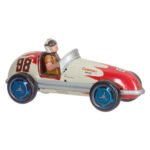 Κουρδιστό Μεταλλικό Αγωνιστικό Αυτοκίνητο