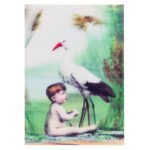 Κάρτα 3D Μωρό - Πελαργός