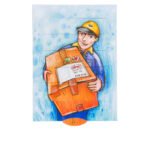 Κάρτα με Κίνηση Ταχυδρόμος - Ανθοδέσμη