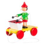 Ξύλινο Συρόμενο Πινόκιο με Ξυλόφωνο