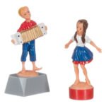 Μαγνητάκια Μουσικός με Χορεύτρια