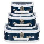 Βαλιτσάκι Μπλε με Αστέρια