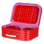 Βαλιτσάκι Κόκκινο Πουά με Σερβίτσιο Τσαγιού