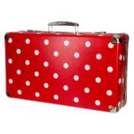 Βαλίτσα Ταξιδιού Κόκκινη Πουά