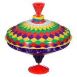 Σβούρα Μεταλλική με Μοτίβο Καρό