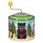 Μουσικό Κουτί με Σχέδιο Ζώα του Δάσους