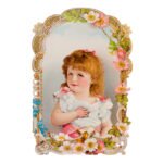 Χαλκομανία Πορτρέτο Κοριτσιού