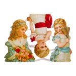 Χαλκομανία Τρία Κοριτσάκια