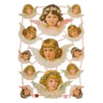 Χαλκομανία Άγγελοι με Φτερά