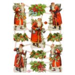 Χαλκομανία Άγιος Βασίλης με Γκι