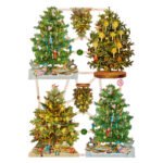 Χαλκομανία Χριστουγεννιάτικα Δέντρα