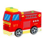 Ξύλινο Πυροσβεστικό Όχημα - Παζλ