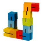 Μίνι Ξύλινο Παζλ με Λαστιχάκι