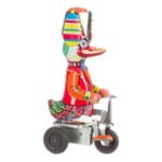 Μεταλλική Κουρδιστή Πάπια σε Ποδήλατο