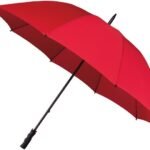 FALCONE® - GOLF UMBRELLA - MANUAL - WINDPROOF - Ø 130CM - RED